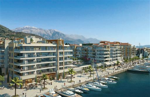 Second construction phase of the Regent Pool Club Residences in Tivat, Montenegro.